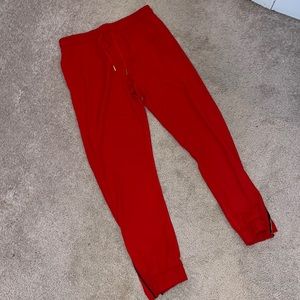 Red Joggers